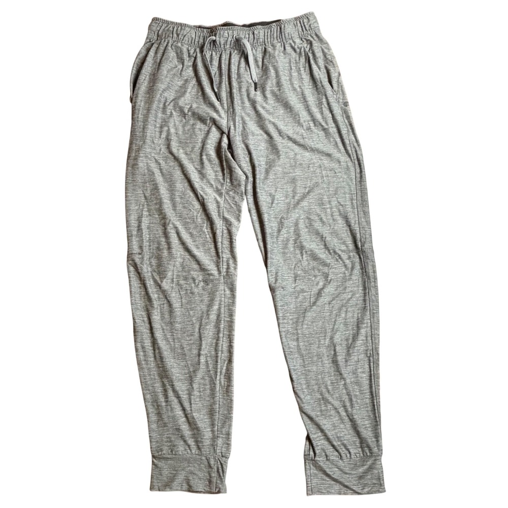 Apana‎ Mens Heather Gray Jogger Lounge Pants Medium 32-34 Activewear